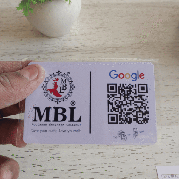 Contactless NFC PVC Business Cards with QR | Digital Business Card