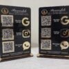 Multi-QR Acrylic Standee for Retail Counters (3 QR)