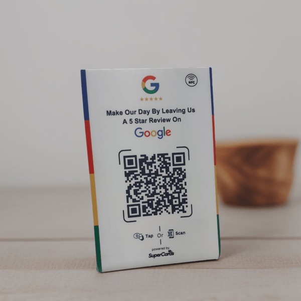 Premium Acrylic QR Standee for Retail Counters (1QR)