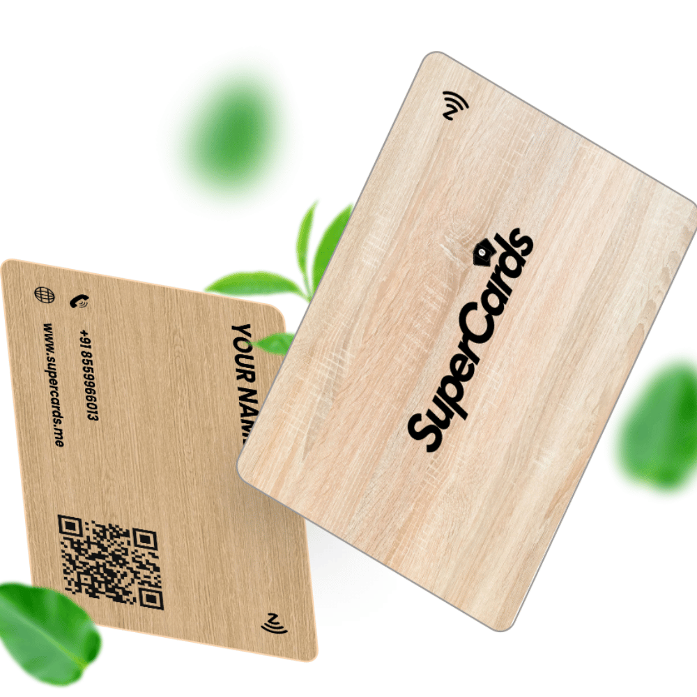 Wooden NFC Business Card