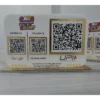 16 Acrylic QR Standee with 3 QR Codes | Multi-Platform QR Display | SuperCards India