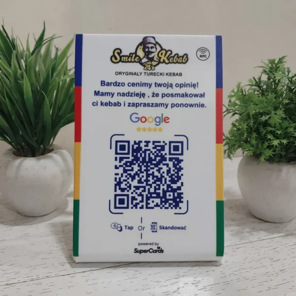 acrylic QR code standee