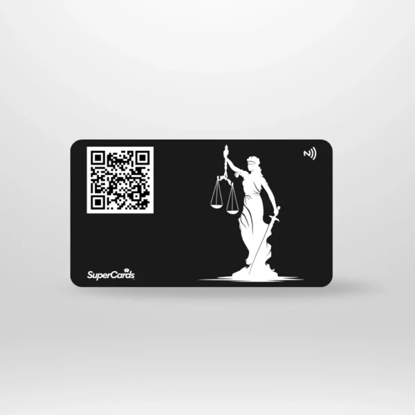 Lawyer Professional Card - 2 SuperCards NFC Digital Business Card for Lawyers & Legal Professionals